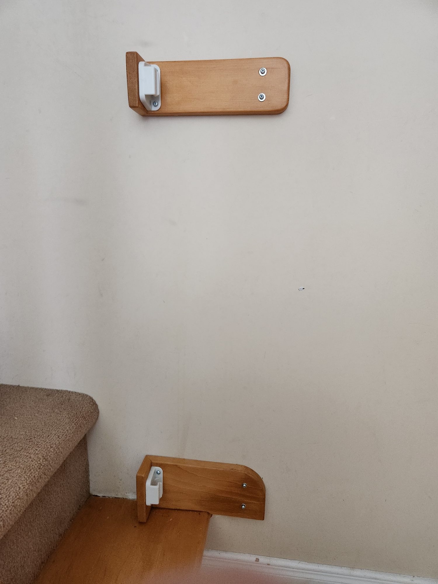 Secure Mount for Stair Safety Gate Brackets